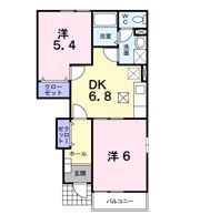 ツインフィオーレBの間取り画像