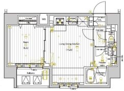 PREMIUM CUBE 両国DEUXの間取り画像