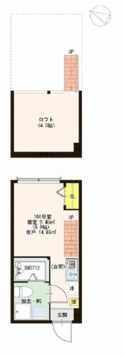 ハーモニーテラス東白楽の間取り画像