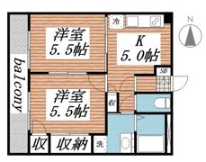 ハローズ稲毛の間取り画像