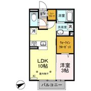 マロニエジャルダン Aの間取り画像