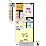 クレアール石井の間取り画像