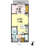 セレスティア扇Ⅶの間取り画像