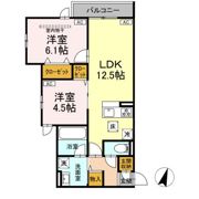 セレスティア扇Ⅶの間取り画像