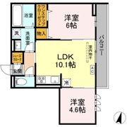 パルボヌールの間取り画像