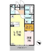 D-room魚津イーストの間取り画像