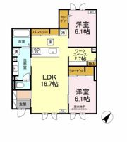 グランソラナ軽井沢の間取り画像