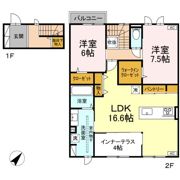 グランソラナ軽井沢の間取り画像