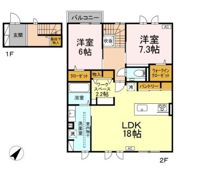 グランソラナ軽井沢の間取り画像