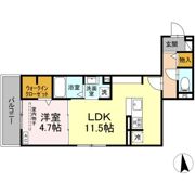 ニューヴィレッジⅡの間取り画像