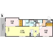 D-ROOM西院小米の間取り画像