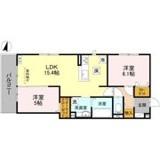 D-ROOM西院小米の間取り画像