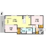 D-ROOM西院小米の間取り画像