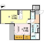 クレッシェンドⅥの間取り画像