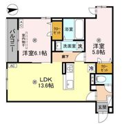 D-ROOM瓜破NORTHの間取り画像