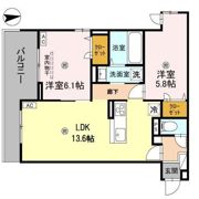 D-ROOM瓜破NORTHの間取り画像