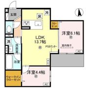 クレスト平野南の間取り画像