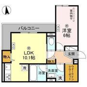 クレスト平野南の間取り画像