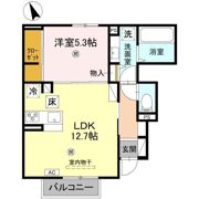 ヴィラーチェⅡの間取り画像