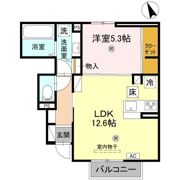 ヴィラーチェⅡの間取り画像