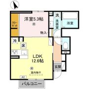 ヴィラーチェⅡの間取り画像