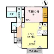 ヴィラーチェⅡの間取り画像