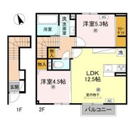 ヴィラーチェⅡの間取り画像