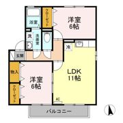 グランシャトーⅡの間取り画像