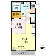 グランドソレイユ荒尾の間取り画像