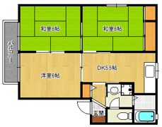 サンコート松ヶ本の間取り画像