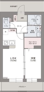 シャン アベイユの間取り画像