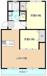 スミヤハイツB棟の間取り画像