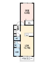 グローリー筑紫野の間取り画像