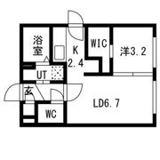 LUX FORT Ⅲ (ラグ フォート3)の間取り画像