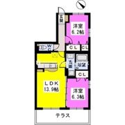 プライムコート大野城の間取り画像