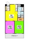 ダイアパレス大名702の間取り画像