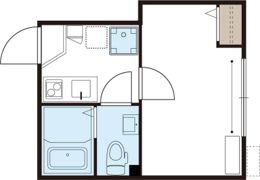 DEN鋼管通の間取り画像