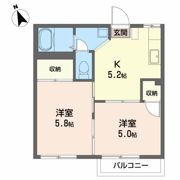 コーポラス・アサリの間取り画像