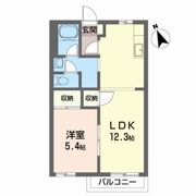 ジュネス昭和の間取り画像