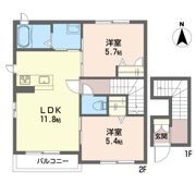 エスポワール フェリーチェの間取り画像