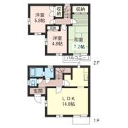 小島邸 Aの間取り画像