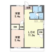 ドエル山際の間取り画像