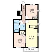 オアシスBの間取り画像