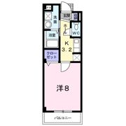 クレール エイメイの間取り画像
