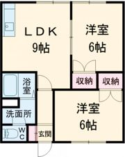 パレーシャルの間取り画像