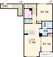 メゾン筒尾の間取り画像