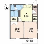 フレグランスリバティ Aの間取り画像