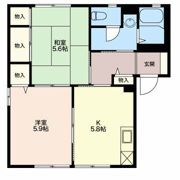 グリーンハイツ島立 Bの間取り画像