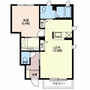 デュアルブラウン Bの間取り画像