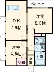 オフィシャルコートの間取り画像